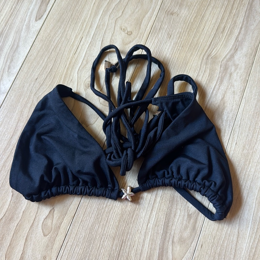 ALT SWIM BLACK BIKINI TOP